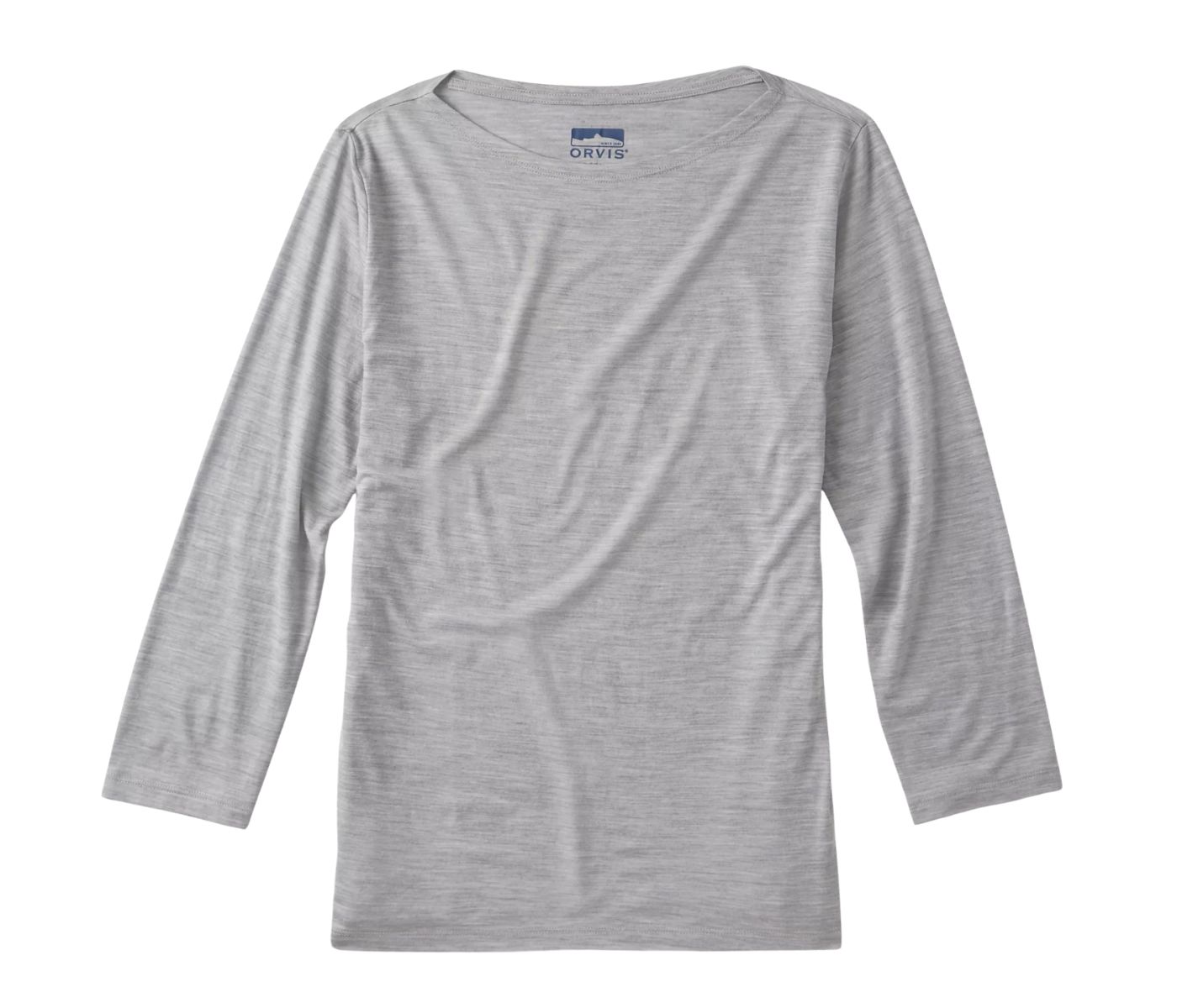 Orvis Merino Boatneck 3/4 Sleeve T-Shirt - Image 2