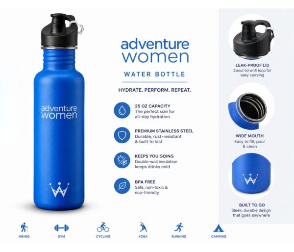 Adventure Women Water Bottle